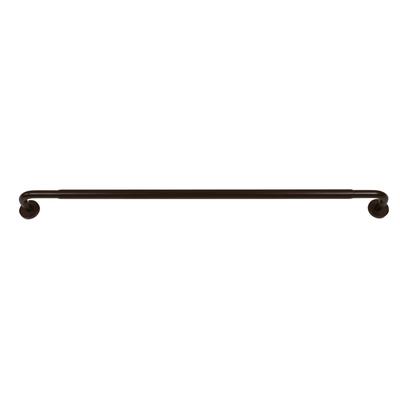 Versailles' Privacy Rod Set (28in - 48in) by Versailles Home Fashions in Expresso