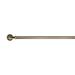 Versailles' Lexington Ball Rod Set (48in - 86in) by Versailles Home Fashions in Brass