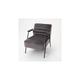 Amadeus - Fauteuil Hutch velours gris - Gris