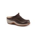 Wide Width Women's Aberdeen Mules by SoftWalk in Dark Brown (Size 10 W)