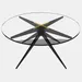 Gabriel Scott Dean Round Coffee Table - DEN-RND-CT-BRS-SG