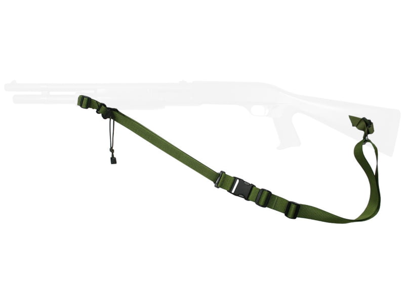 Specter Gear Raider 2 Point Tactical Sling Benelli M1 / M2 / M3 / M4 Braided Lanyard Emergency Release Black 1024 BLK-ERB-BL