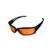 Edge Tactical Eyewear Blade Runner Safety Glasses - XL Size Black Frame Tiger's Eye Lens One Size GSBR-XL610