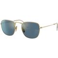 Ray-Ban Frank Titanium RB8157 Sunglasses Demigloss Brushed Gold 51 RB8157-9217T0-51
