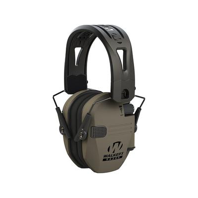 Walkers Razor Tacti-Grip Series Electronic Ear Muffs 23 dB NRR FDE/Black GWP-RSEMRH-FDE