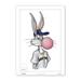 Bugs Bunny Milwaukee Brewers 14'' x 20'' Looney Tunes Fine Art Print