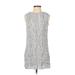 Lumiere Casual Dress - Shift: White Tweed Dresses - Women's Size Small