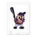 Tasmanian Devil New York Mets 14'' x 20'' Looney Tunes Fine Art Print