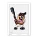 Tasmanian Devil San Francisco Giants 14'' x 20'' Looney Tunes Fine Art Print