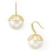 Kate Spade Jewelry | Kate Spade Pearlette Drop Earrings | Color: Gold/White | Size: Os