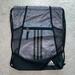 Adidas Bags | Adidas Gray Drawstring Backpack Bag | Color: Black/Gray | Size: Os