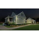 Lithonia Lighting Outdoor Dusk to Dawn Flood Light in White | 4.3 H x 3.8 W x 8.5 D in | Wayfair HGX LED 2RH ALO 40K 120 PE WH M2