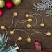 Northlight Seasonal 10-Count LED Gold Christmas Bells Fairy Lights 5.5ft Copper Wire in White | 1 H x 1 W x 66 D in | Wayfair