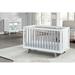 Suite Bebe Livia Changing Table Wood in Gray/White | 33 H x 35 W x 17.5 D in | Wayfair 27866-WHG