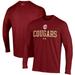 Men's Under Armour Maroon Charleston Cougars Performance Long Sleeve T-Shirt