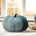 The Holiday Aisle® Latex Harvest Vine Pumpkin in Blue | 6 H x 7.5 W x 7.5 D in | Wayfair B538FACD7B0548A3AF5881763852DFBA