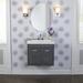 Latitude Run® 25" Wall-Mounted Single Bathroom Vanity Set Wood/Marble in Gray | 22.25 H x 24.5 W x 18.75 D in | Wayfair