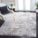 Gray/White 63 x 0.43 in Indoor Area Rug - 17 Stories Arusha Abstract Ivory/Gray Area Rug Polypropylene | 63 W x 0.43 D in | Wayfair