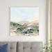 Red Barrel Studio® Valley Dusk II by June Erica Vess - Wrapped Canvas Painting Canvas, Wood in White | 36 H x 36 W x 1.25 D in | Wayfair