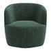 Barrel Chair - Joss & Main Mina 30" W Swivel Barrel Chair Polyester in Black/Brown | 30 H x 30 W x 34 D in | Wayfair