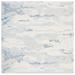 Blue/White 96 x 0.28 in Indoor Area Rug - Orren Ellis Mijash Jahiem Handmade Tufted Wool Multicolor Rug Wool | 96 W x 0.28 D in | Wayfair