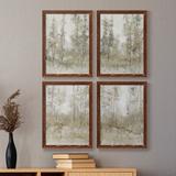 Red Barrel Studio® Thicket Of Trees I - 4 Piece Picture Frame Print Set on Canvas Canvas, in Blue/Gray/Green | 72 H x 48 W x 1.5 D in | Wayfair