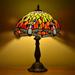 Bloomsbury Market 14.5" Table Lamp Tiffany Style Stained Glass Lamp, Grape Handmade Shade | 14.5669 H x 7.4803 W x 7.4803 D in | Wayfair