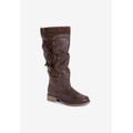 Women's Bianca Water Resistant Knee High Boot by MUK LUKS in Brown (Size 6 1/2 M)