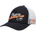 Women's adidas Black/White Philadelphia Flyers Foam Trucker Snapback Hat