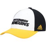 Men's adidas White Pittsburgh Penguins Locker Room Adjustable Hat