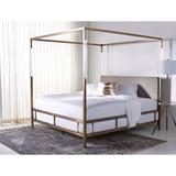 SAFAVIEH Couture Dorothy Acrylic King-sized Canopy Bed