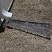 Slate Stone Rock Cast Aluminum Downspout Gutter 24 in. Splash Block