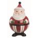 Transpac Ceramic Multicolor Christmas Santa/Snowman Container