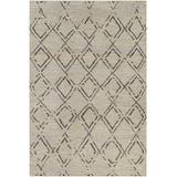 Monkstown 2' x 3' Cottage Handmade Jute Moroccan Jute Black/Light Gray/Medium Gray/Taupe Area Rug - Hauteloom