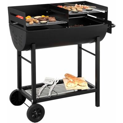 Holzkohlegrill Grillfass Grillwagen Kohlengrill Ölfassgrill Grill Detroit - Tepro Image