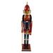 36 inch African American King Nutcracker - red