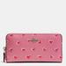 Coach Bags | Coach Accordion Zip Wallet In Heart Print Coated Canvas (Coach F53885) | Color: Pink | Size: Os