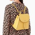 Kate Spade Bags | Kate Spade Leila Medium Flap Backpack | Color: Gold/Yellow | Size: Medium