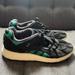 Adidas Shoes | Adidas Equipment Athletic Women's Sneakers Shoes Low Cut Black Green Size 7 | Color: Black/Green | Size: 7
