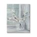 Stupell Industries Abstract White Flower Window Sill Contemporary Still Life By Annie Warren Canvas in Gray | 30 H x 24 W x 1.5 D in | Wayfair