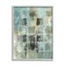 Stupell Industries Grey Distressed Checkerboard Grid Abstract Block Shapes Oversized Stretched Canvas Wall Art By Joyce Combs in Brown | Wayfair