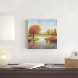 Red Barrel Studio® Lake Reflections I by Timothy O' Toole - Wrapped Canvas Painting Canvas, Wood | 12 H x 12 W x 1.25 D in | Wayfair