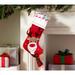 The Holiday Aisle® Christmas Stocking Polyester/Cotton in Red | 16 H x 8 W in | Wayfair 6497E8AD0E1F4446B170683A1DC09BFA