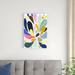 Red Barrel Studio® Abstract Petals I by Grace Popp - Wrapped Canvas Painting Canvas in Blue/Green/Yellow | 30 H x 20 W x 1.25 D in | Wayfair