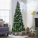 The Holiday Aisle® 5'/6'/7.5' Artificial Pencil Christmas Tree w/ Pine Cones, Metal in Green | 30 W in | Wayfair C1FD1C62262D463E8748F4321DE02199