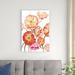 Red Barrel Studio® Bright Poppies I by Grace Popp - Wrapped Canvas Painting Canvas in White | 36 H x 24 W x 1.25 D in | Wayfair