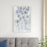 Red Barrel Studio® Lavender Floral Fresco II by Timothy O' Toole - Wrapped Canvas Painting Canvas in White | 36 H x 24 W x 1.25 D in | Wayfair