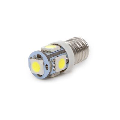 Glühbirne led E10 1W 83Lm 3000ºK 12VDC 40.000H [CA-E10-5MD5050-WW]