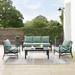 Crosley Kaplan 4Pc Outdoor Sofa Set - 147 W x 68.5 D x 32 H