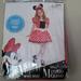 Disney Costumes | Childs Disney Minnie Mouse Small 4-6 Halloween Costume | Color: Black/Red | Size: Small 4-6
